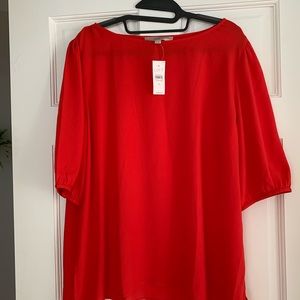 Red Loft short sleeve blouse